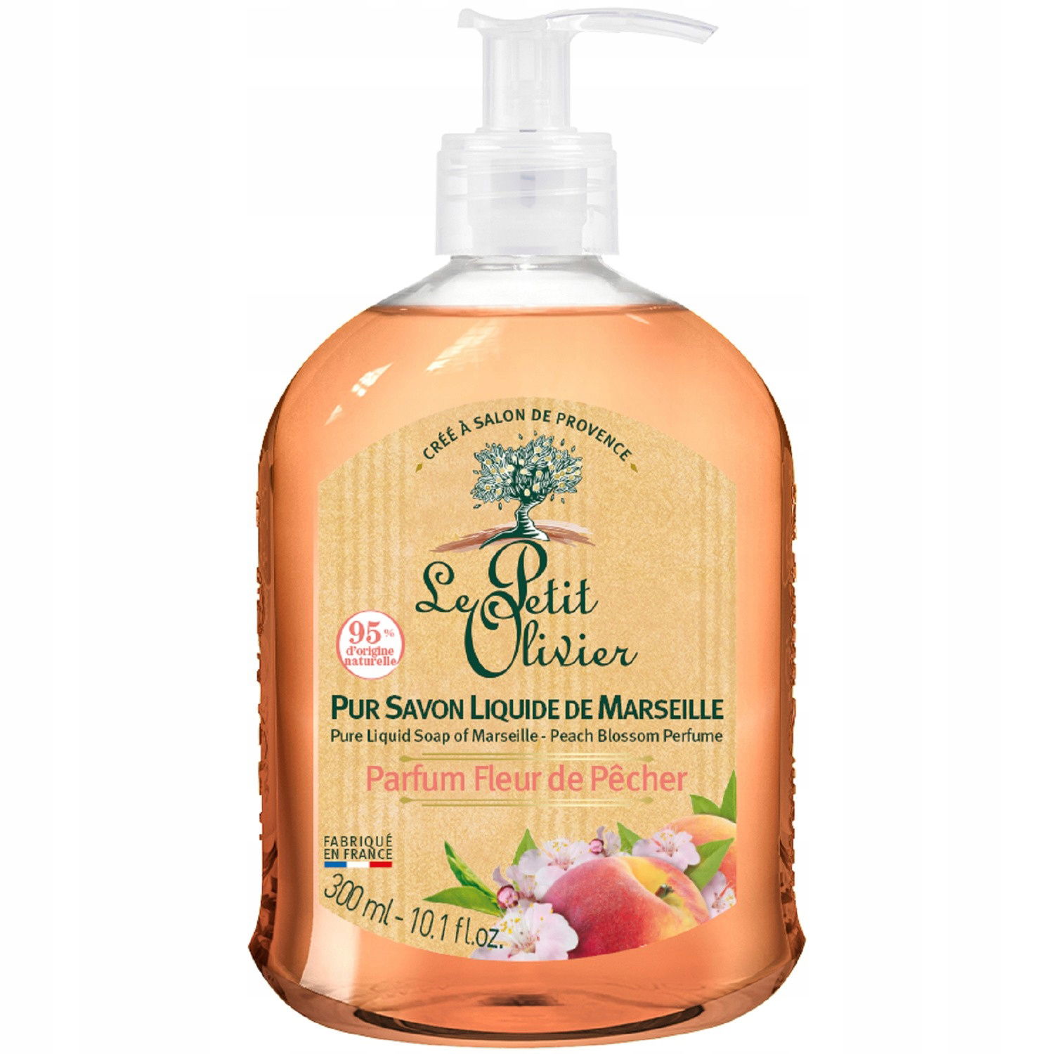 Tekuté mydlo Le Petit Olivier s vôňou Broskyňového kvetu 300 ml