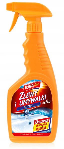 Tekutina Drezy a umývadlá Octová Tora line 500 ml