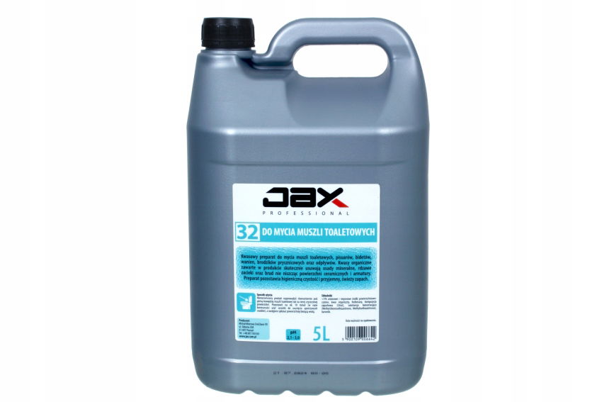 Tekutý prípravok na umývanie toaletných mušlí Wc Toalety Kyslý prípravok Jax 5 l