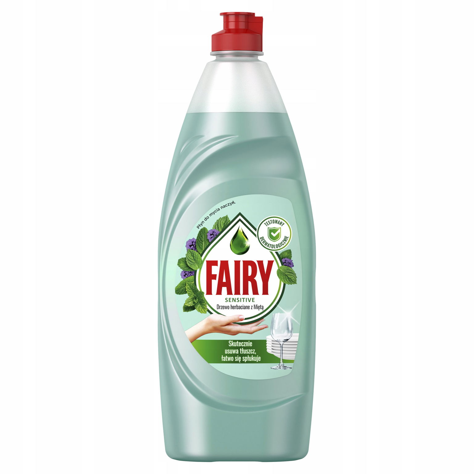Tekutý prostriedok na umývanie riadu Fairy Čajovník s mätou 0,65 l