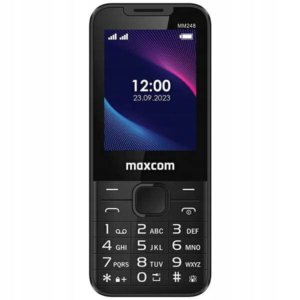 telefón Maxcom MM248 čierny