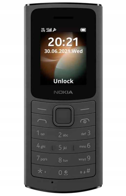 Telefón Nokia Lyra 110 4G Ds TA-1386 čierny
