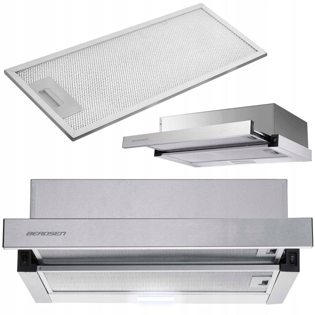Teleskopický kuchynský digestor Berdsen BT-229 Inox