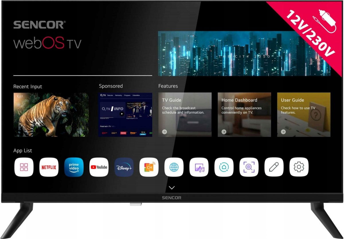 Televízor 24 palcov Smart webOS Lg 12/240V Sle