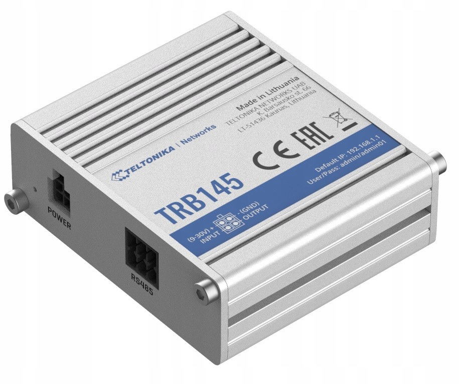 Teltonika Brána Lte TRB145 (Cat 1), 3G, 2G, Usb, RS485