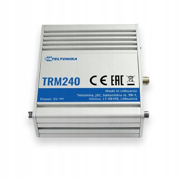 Teltonika Lte modem TRM240 Cat 1), 3G, 2G, Usb