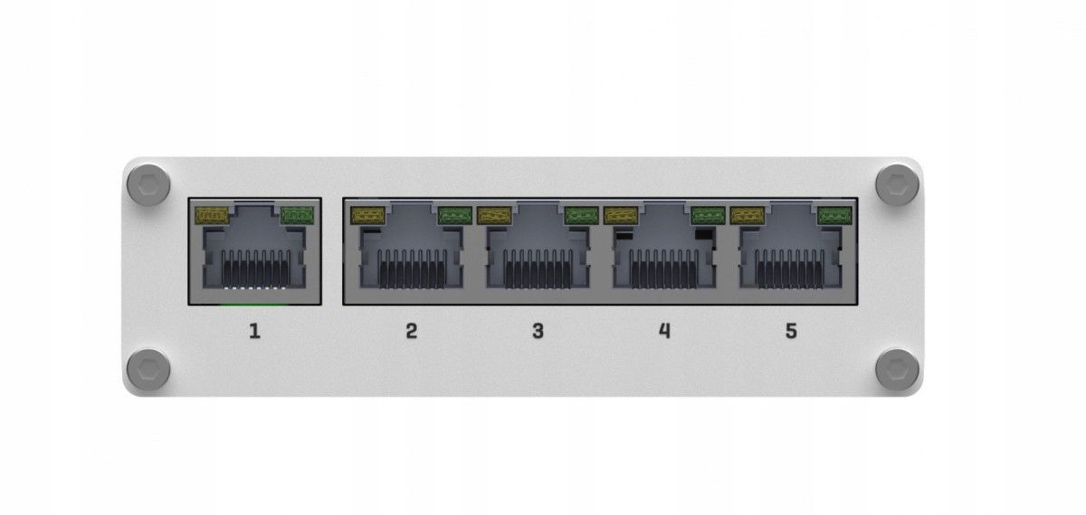 Teltonika Priemyselný prepínač TSW110 5xGigabit Ethernet