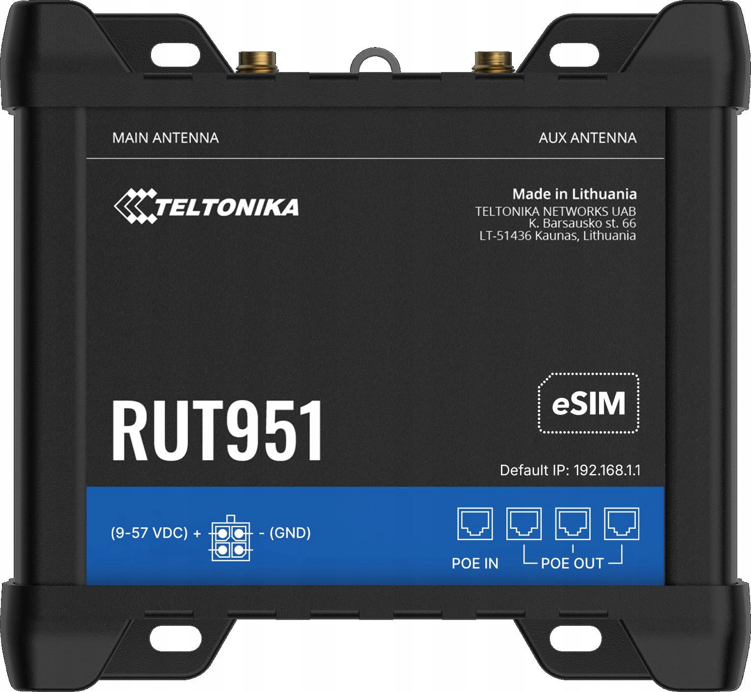 Teltonika RUT951 priemyselný router 4G Lte (RUT951000000)