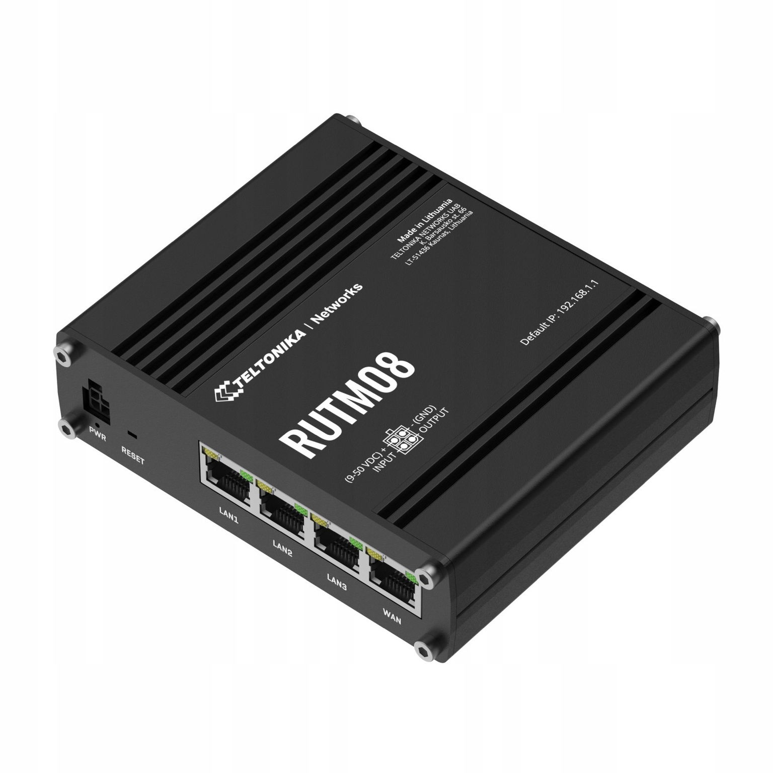 Teltonika Rutm08 Priemyselný router 4X Gbe