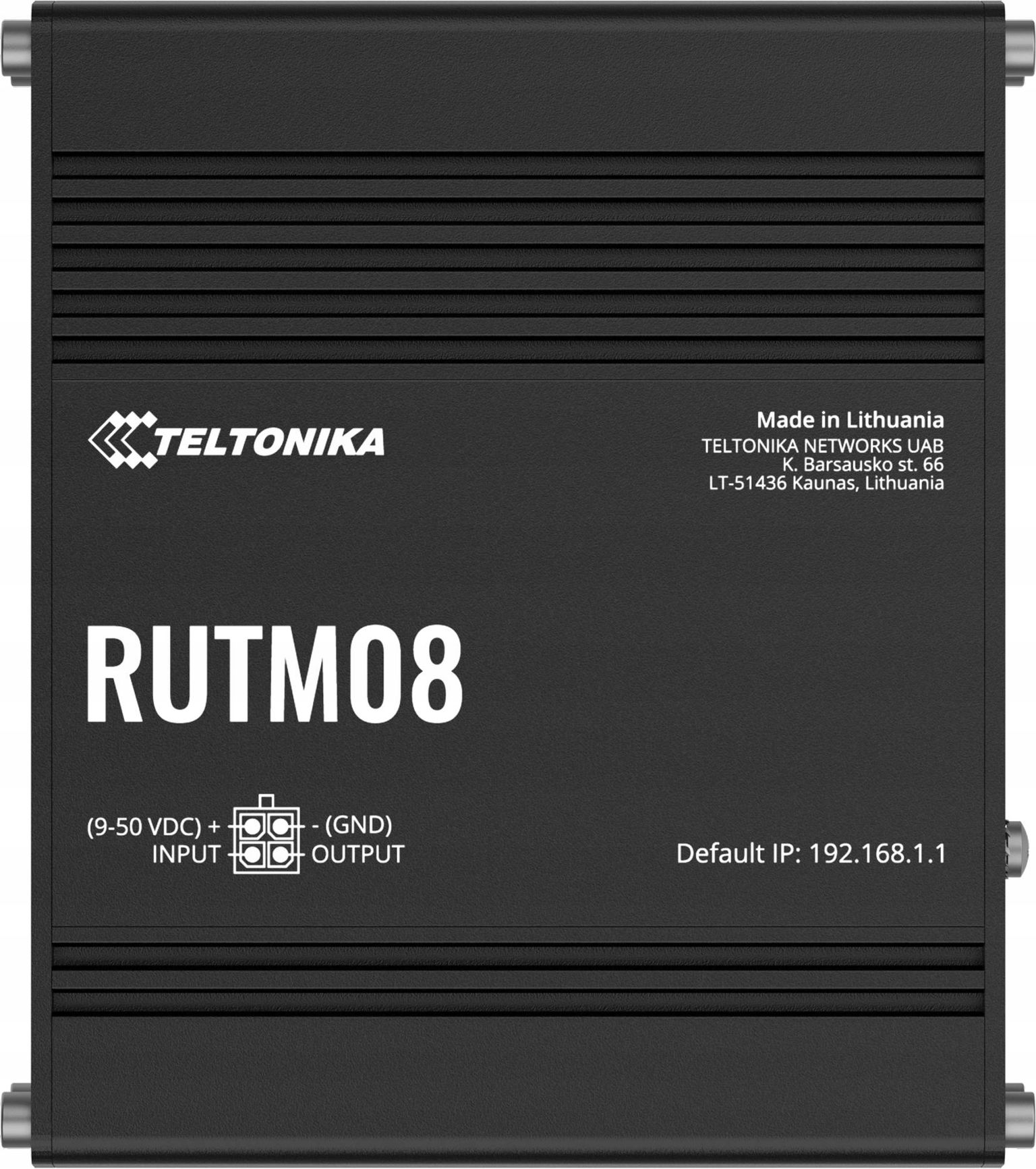 Teltonika RUTM08 priemyselný router (RUTM08000000)