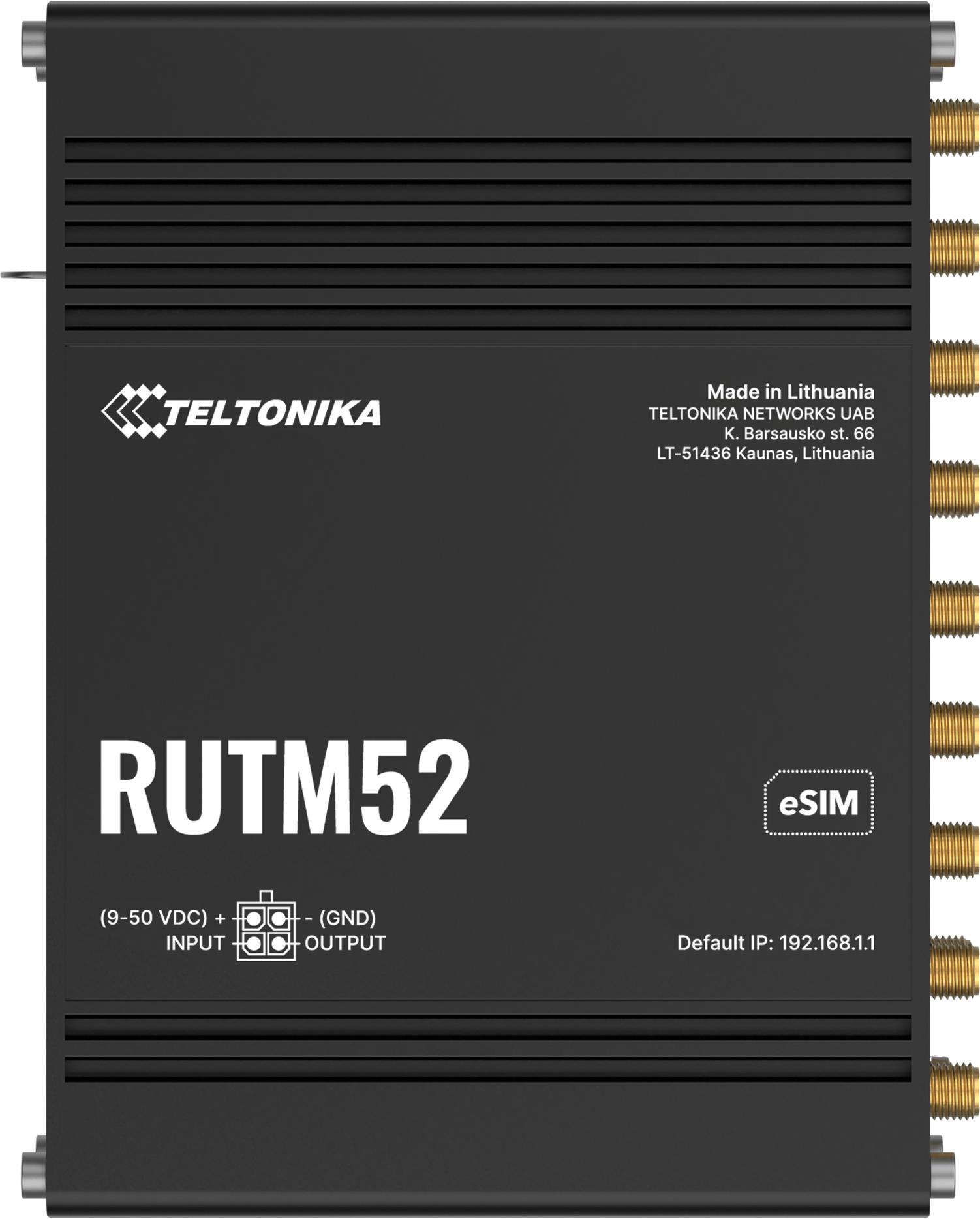Teltonika RUTM52 priemyselný router 5G (RUTM52100000)