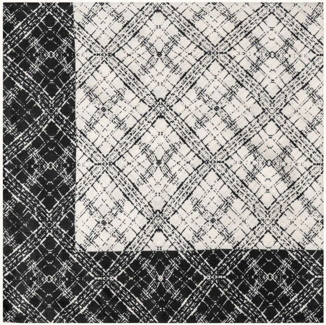 Teplá šatka Veľká Elegantná Šál 105 x 105 cm Vlna s hodvábom Obojstranná