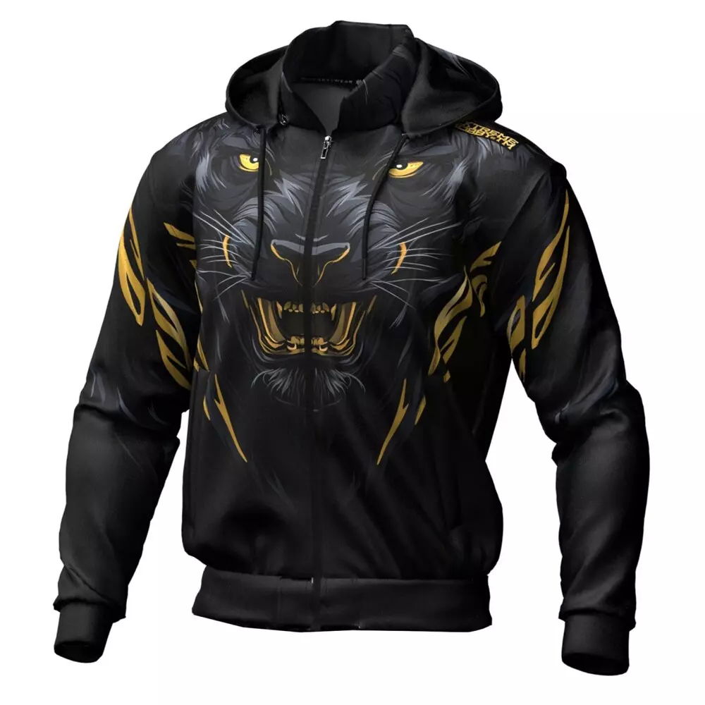 Tepláková mikina polyester Extreme Hobby „black Panther“ veľ. L