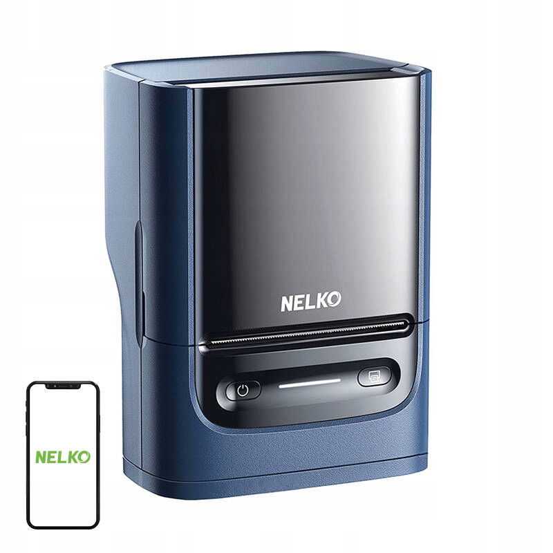 Termická tlačiareň štítkov Nelko PM220 Bluetooth Usb-c modrá
