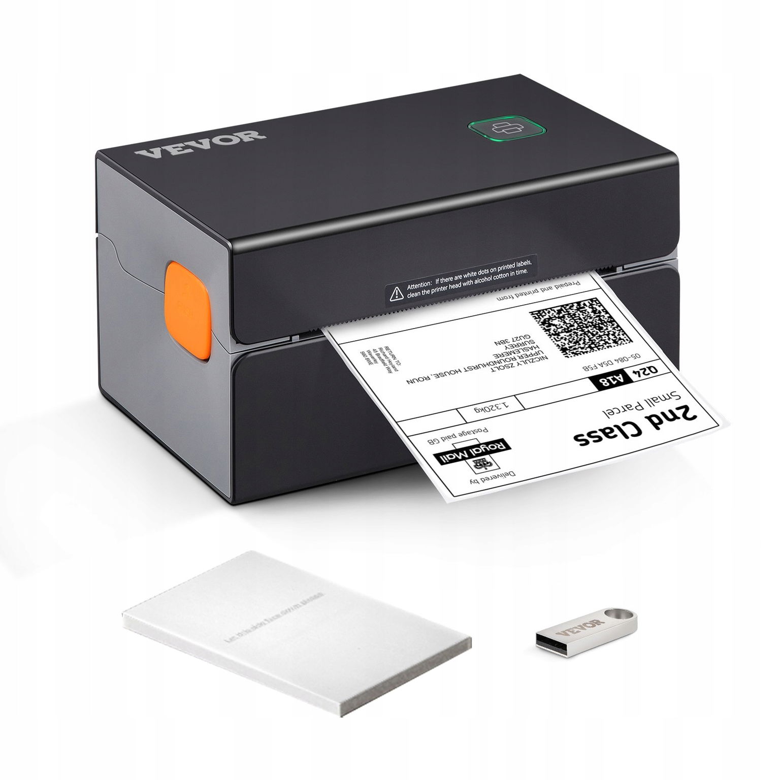 Termotlačiareň na samolepiace kuriérske štítky Bluetooth Usb