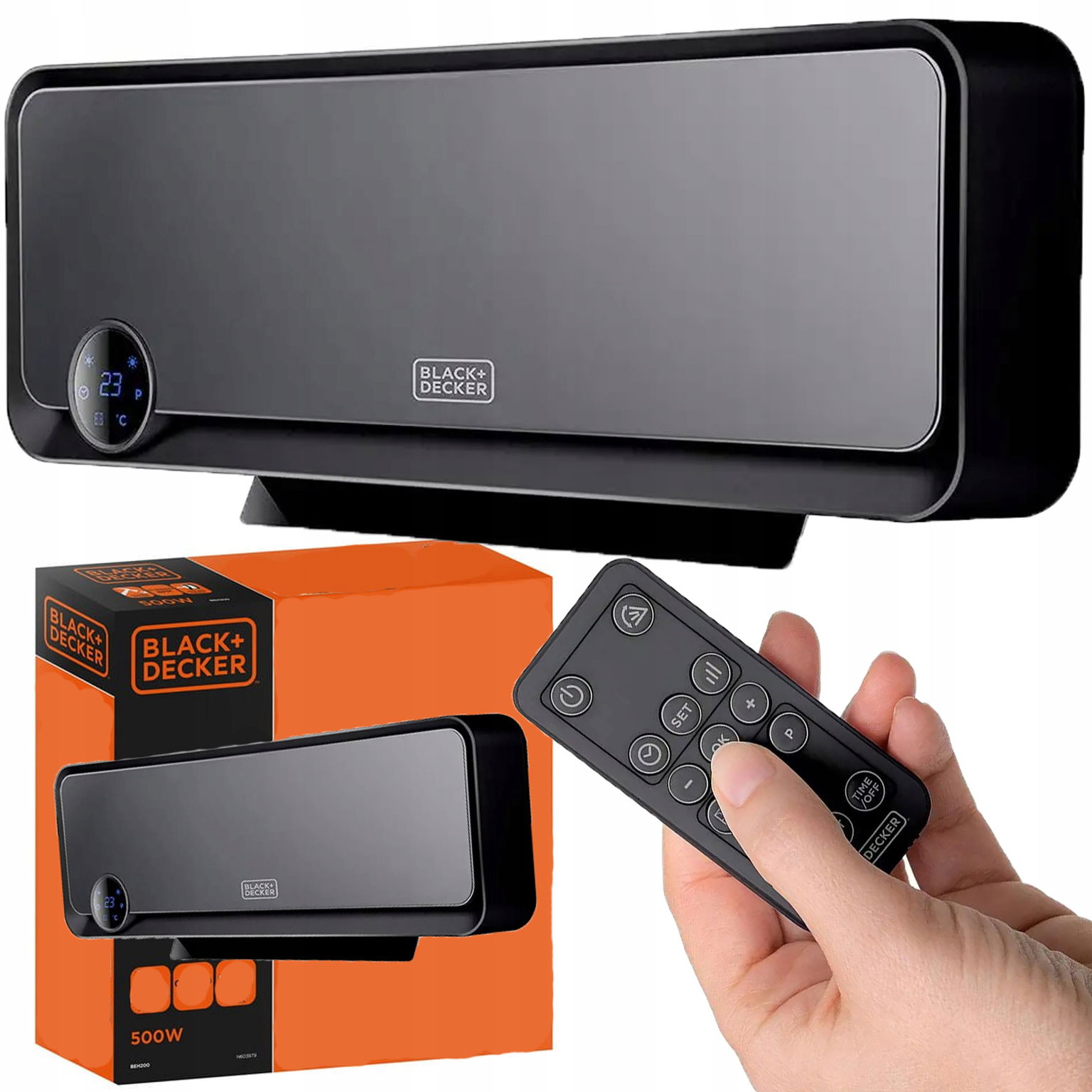 Termoventilátor Black+Decker BXWSH2000E 2000W