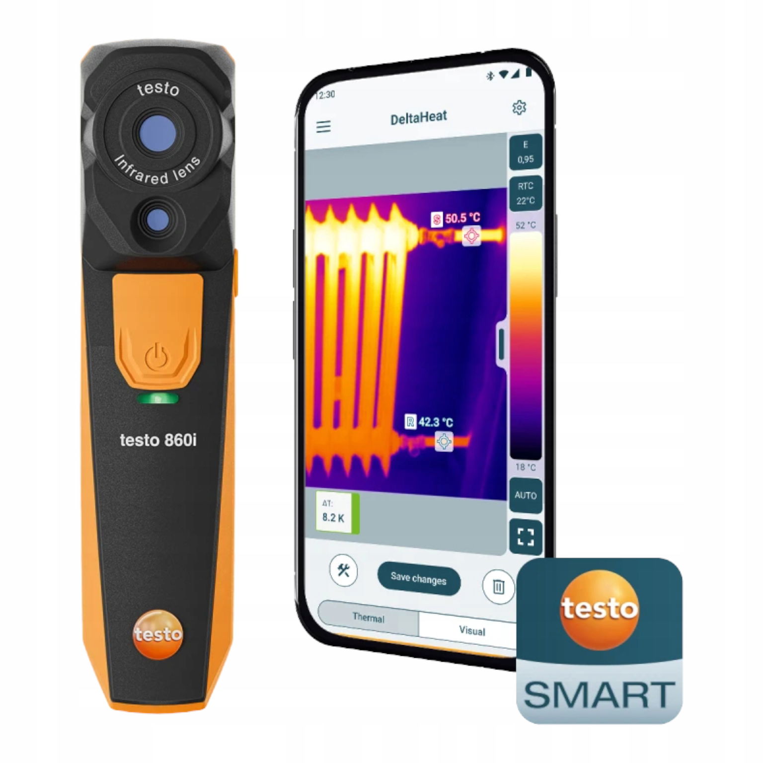 Termovízna kamera 256x192 Testo 860i Kufrová Súprava