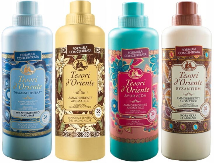 Tesori d'Oriente Sada 4 krásnych aviváží 760 ml Tvab