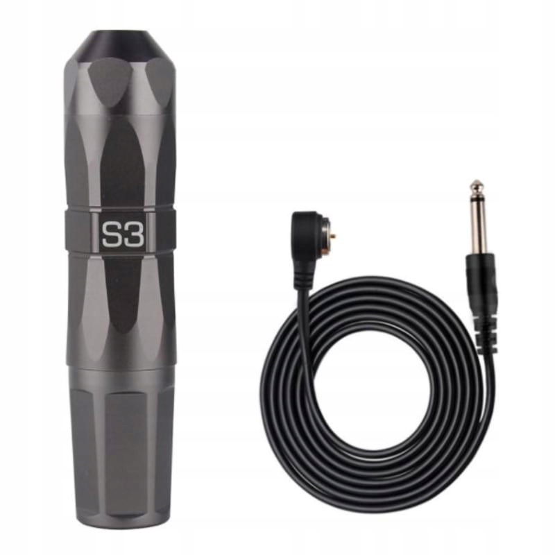 Tetovací Strojček Pen Angle S3 Grey S Magnetickým Káblom