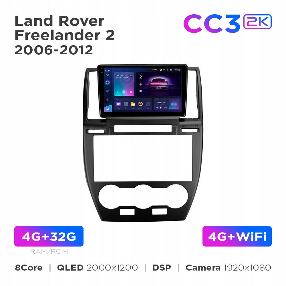 Teyes CC3 2k 4+32 Gb 9" pre Land Rover Freelander 2 2006-2012 (L1)