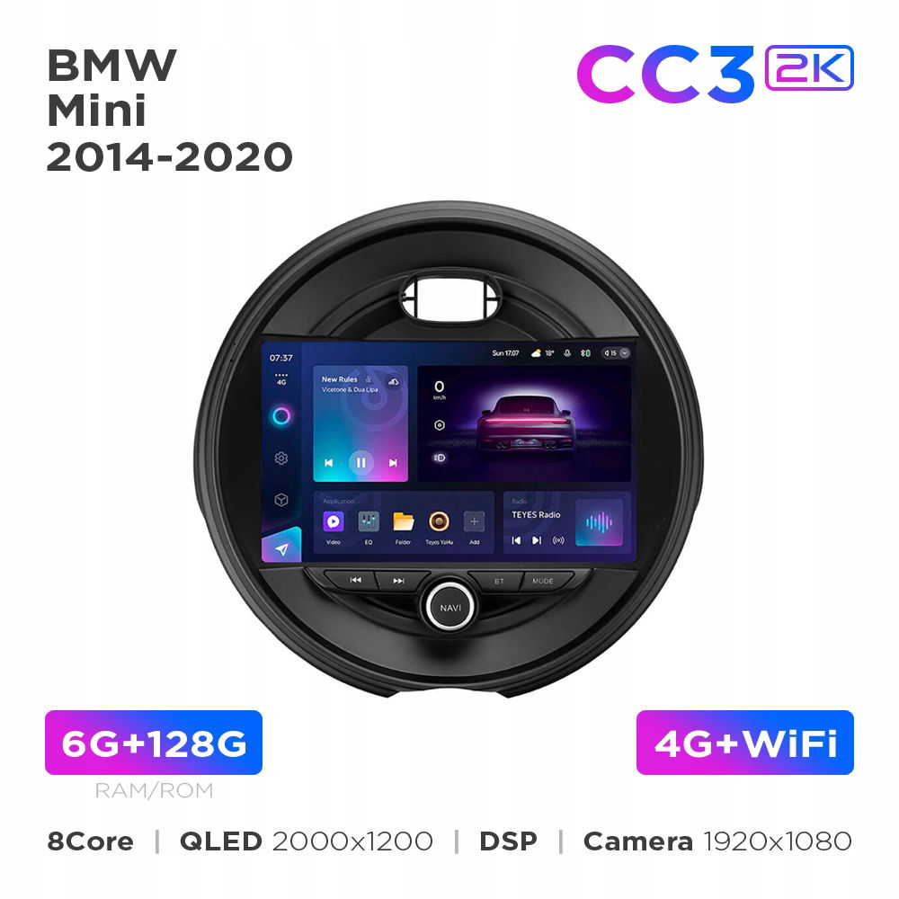 Teyes CC3 2k 6+128 Gb pre Bmw Mini 2014-2020 9"