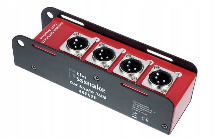The sssnake Cat Snake 3MB – adaptér RJ45 pre 4x Xlr 3M