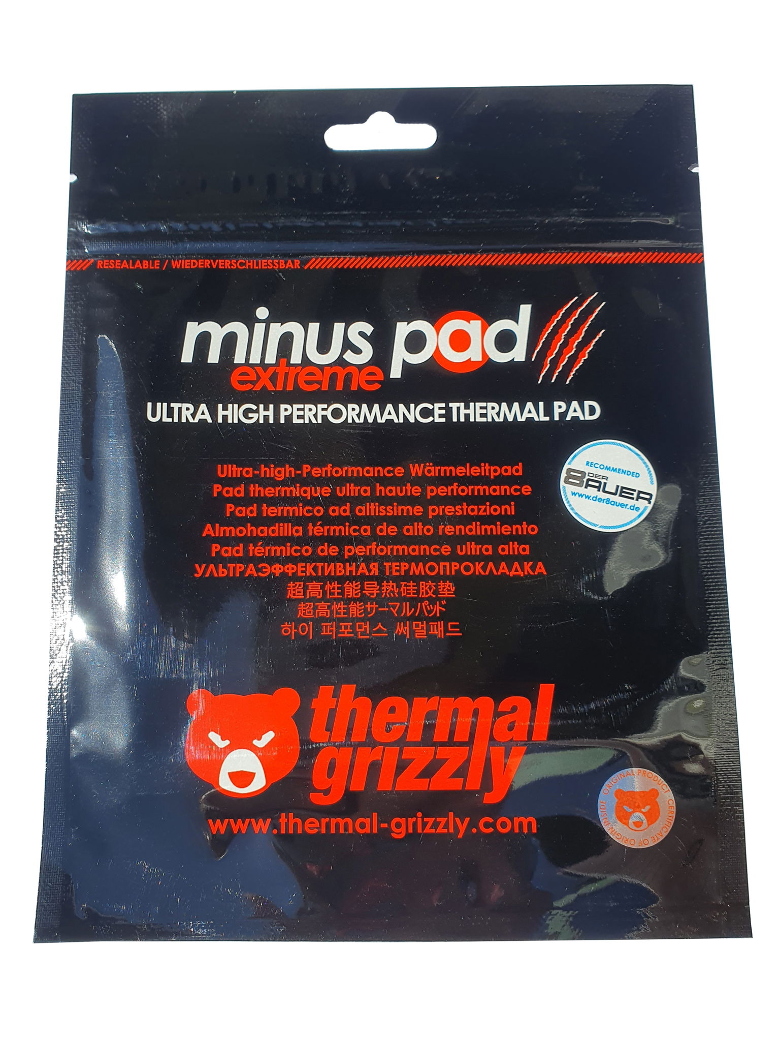 Thermal Grizzly Minus Pad Extreme 100x100x1,0 mm
