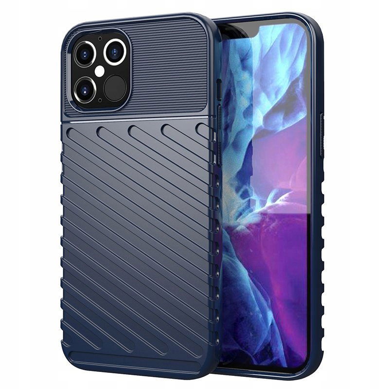 Thunder Case Puzdro Obal Puzdro Pre Iphone 12 Pro Max Modré