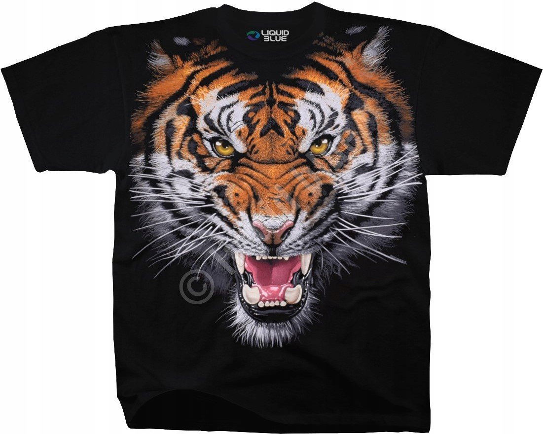 Tiger Face Liquid Blue 2XL