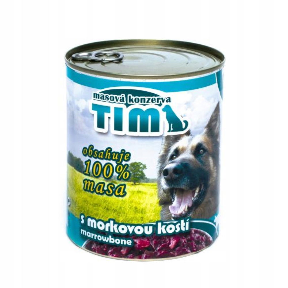 Tim Dog s špikovou kosťou, konzerva 800 g