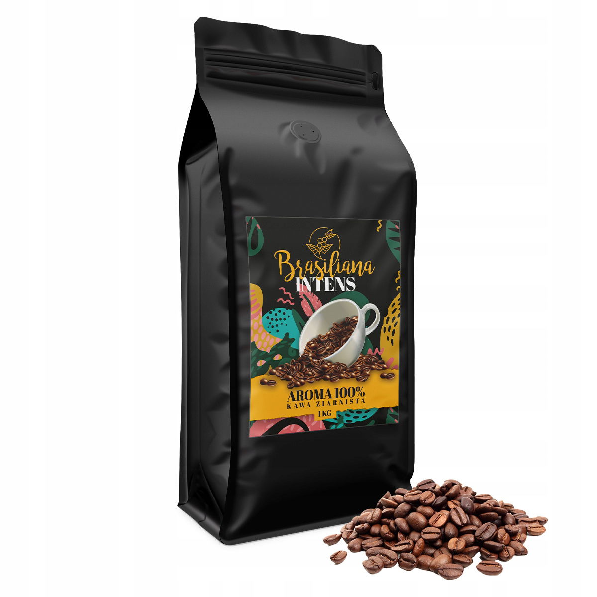 Tommy Cafe Zrnková káva Brasiliana Intens do kávovaru 1 kg