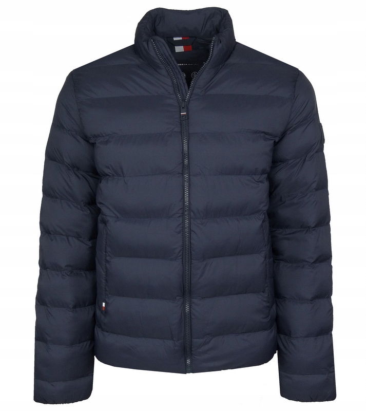 Tommy Hilfiger bunda pánska, prešívaná, zateplená, modrá, XL