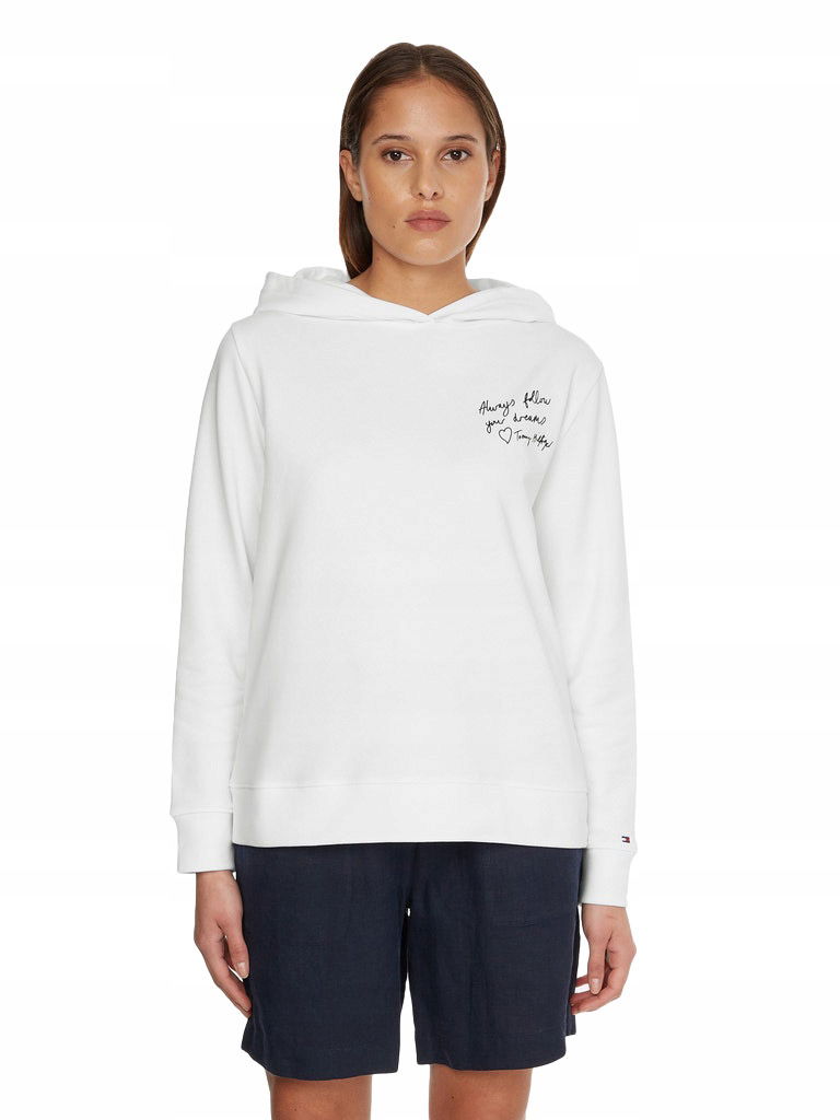 Tommy Hilfiger Dámska Bluza Slogan White veľ. Xs