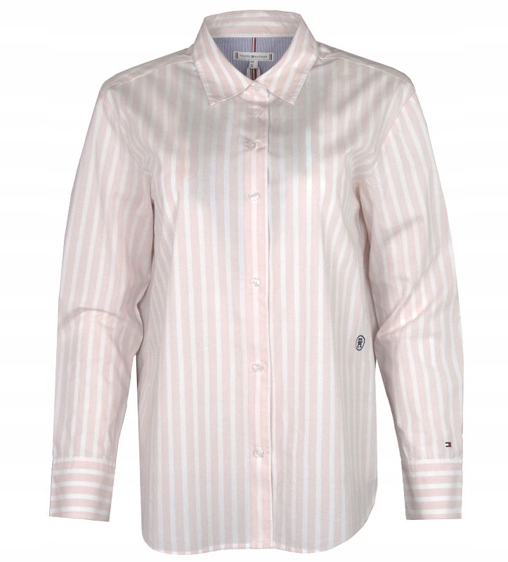 Tommy Hilfiger dámska košeľa, oversize strih, pásikavá, veľkosť 40