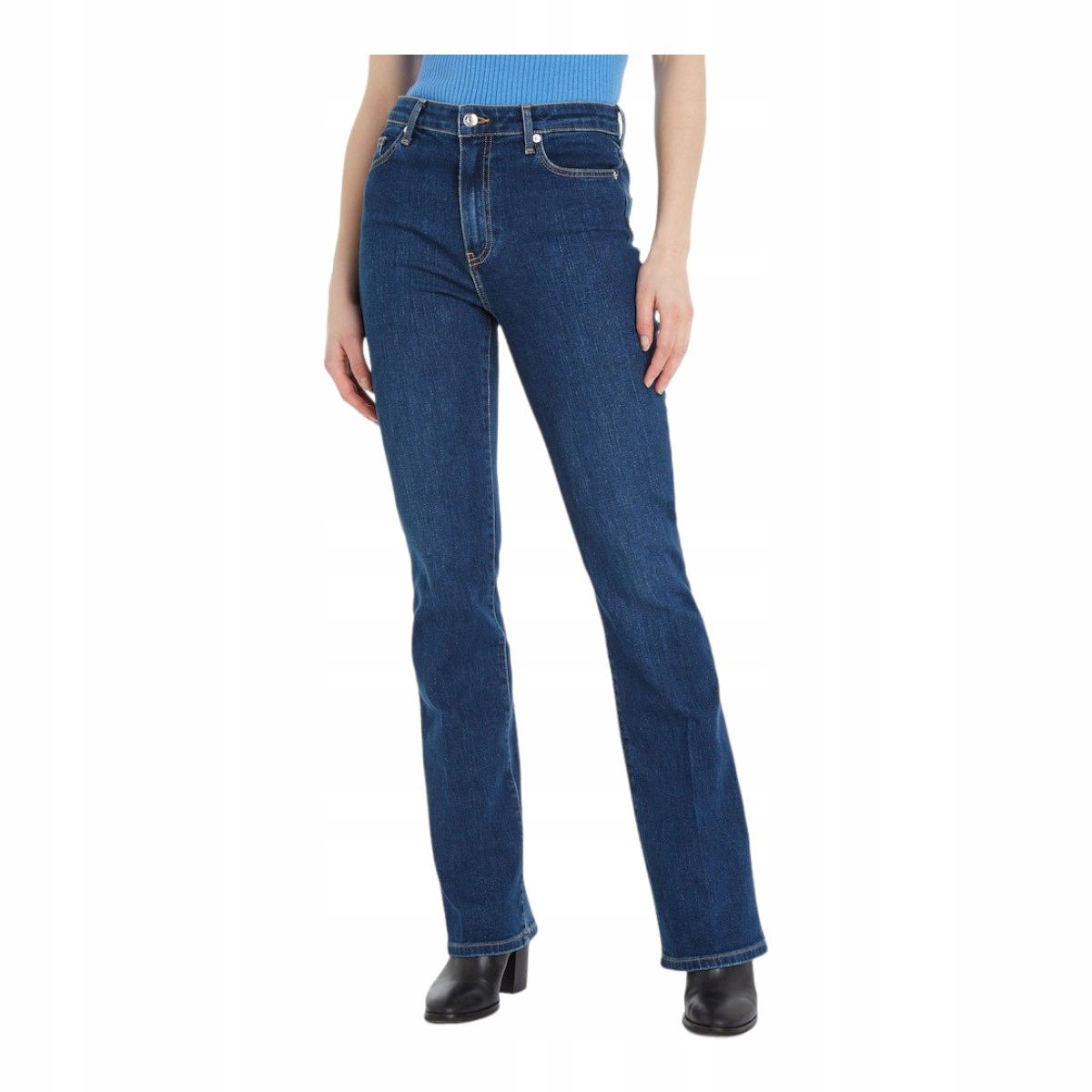 Tommy Hilfiger Dámske Džínsové Nohavice Bootcut Hw Kai Jeans veľ. 27/30