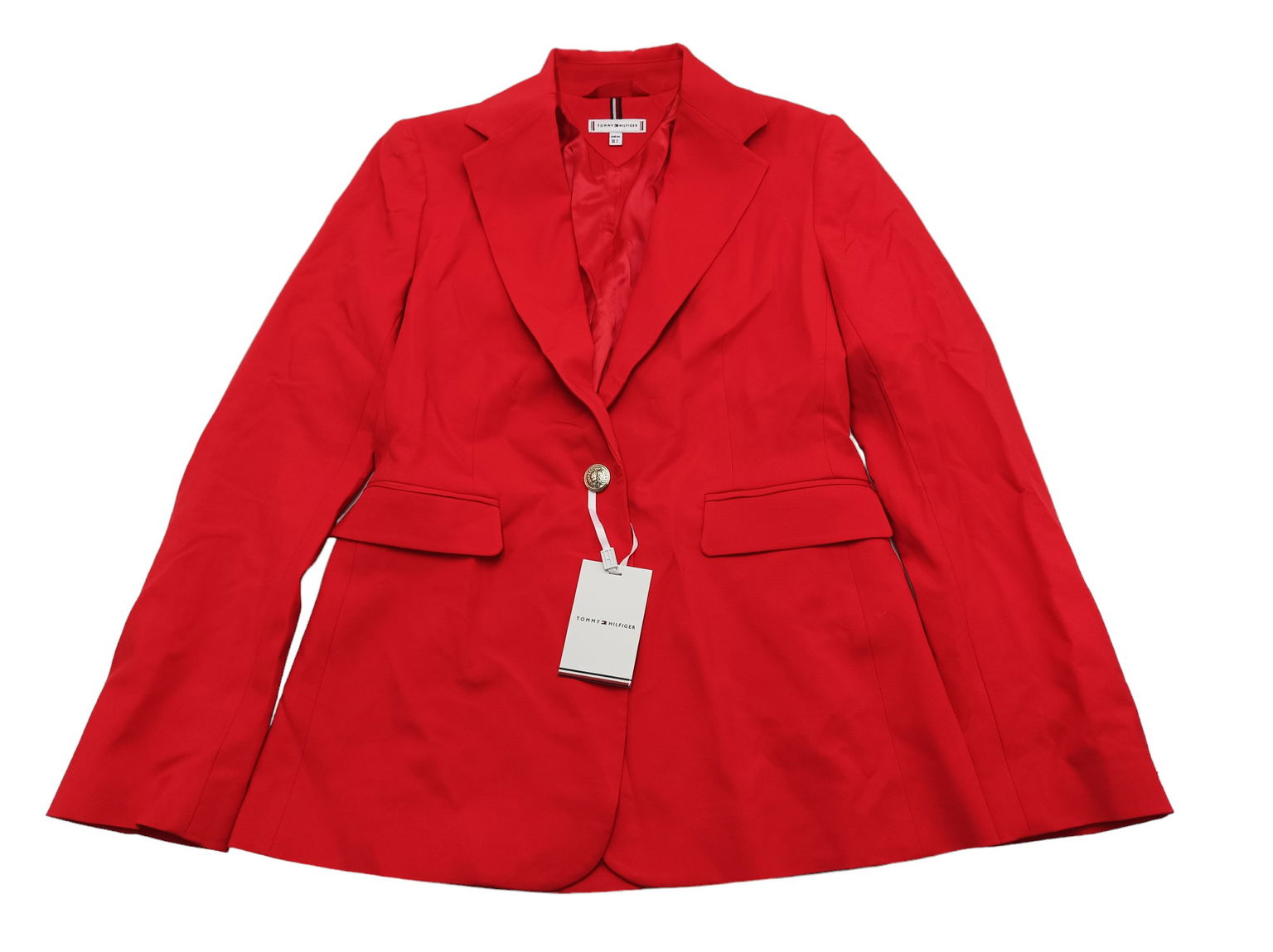 Tommy Hilfiger, dámske sako, červená farba, veľ.34