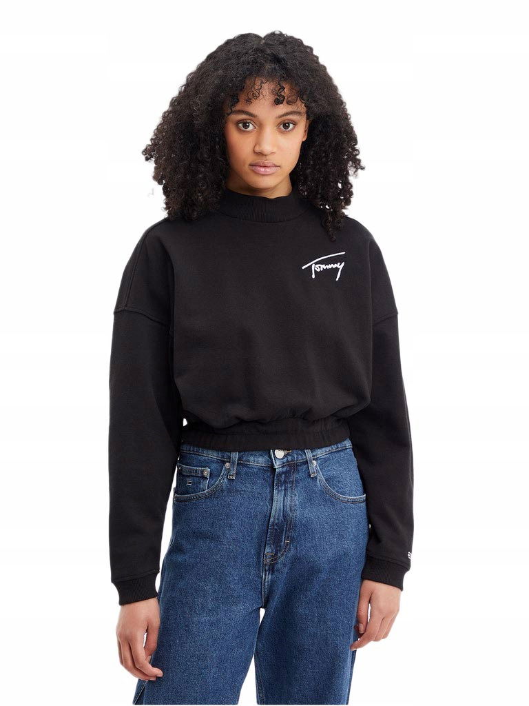 Tommy Hilfiger Dámsky Golf Tjw Bxy Crop Čierny veľ. S