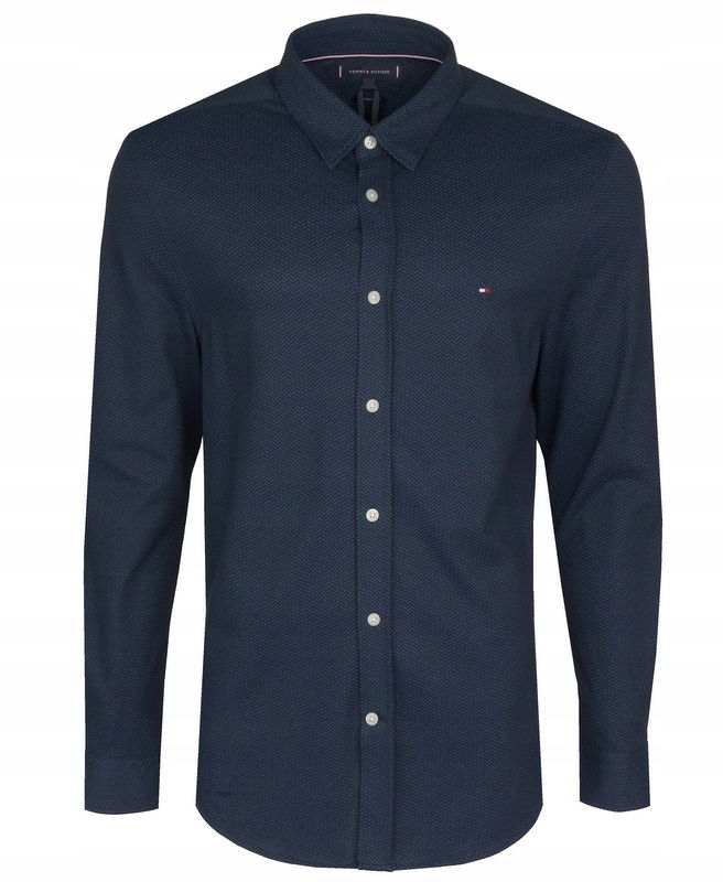 Tommy Hilfiger pánska košeľa, pletená, modrá, L