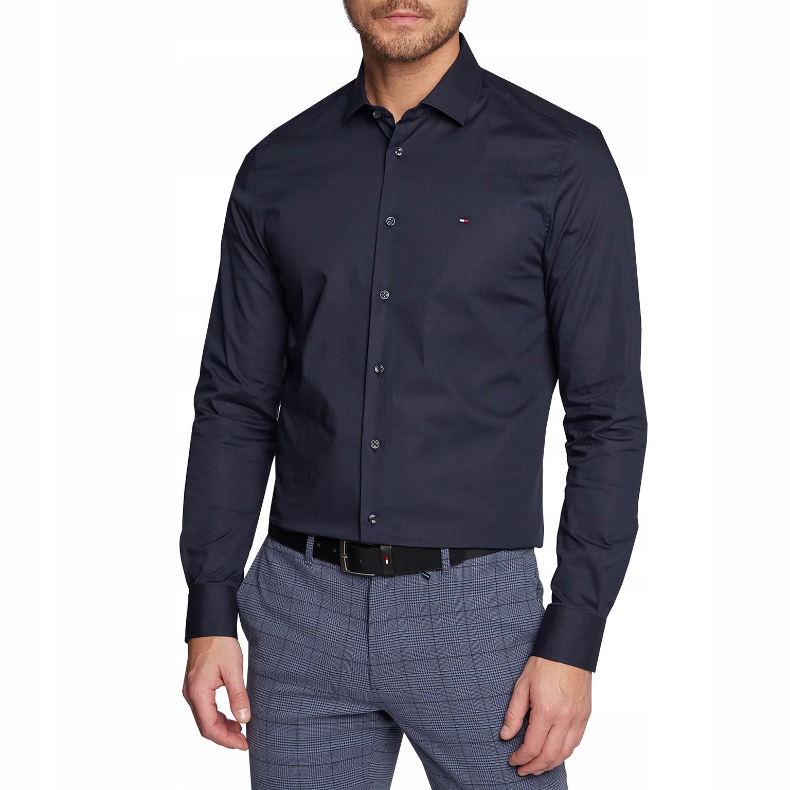 Tommy Hilfiger pánska košeľa Slim, modrá, 41
