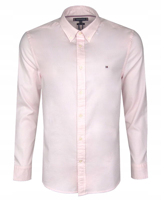 Tommy Hilfiger pánska košeľa, Slim, ružová, XL