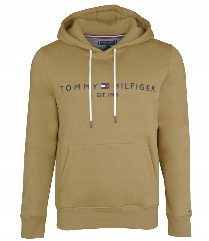 Tommy Hilfiger pánska mikina s kapucňou, hnedá, M
