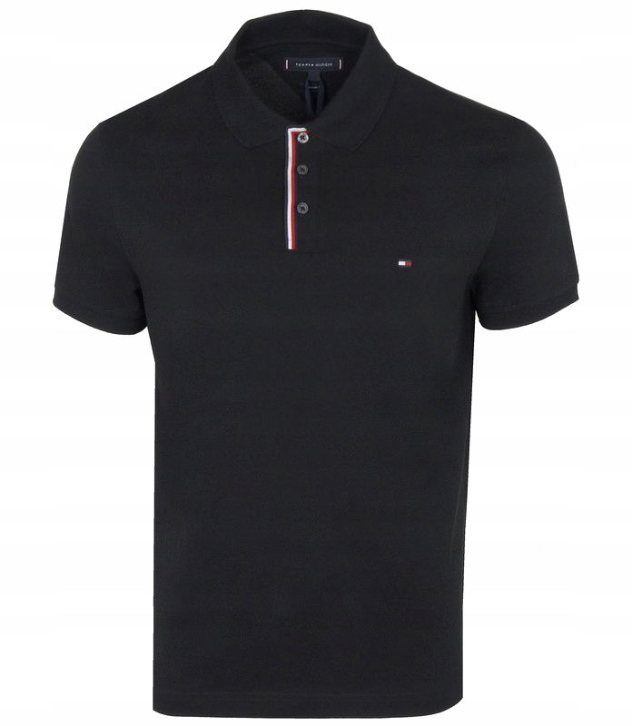 Tommy Hilfiger pánske polo tričko, čierne, Xs
