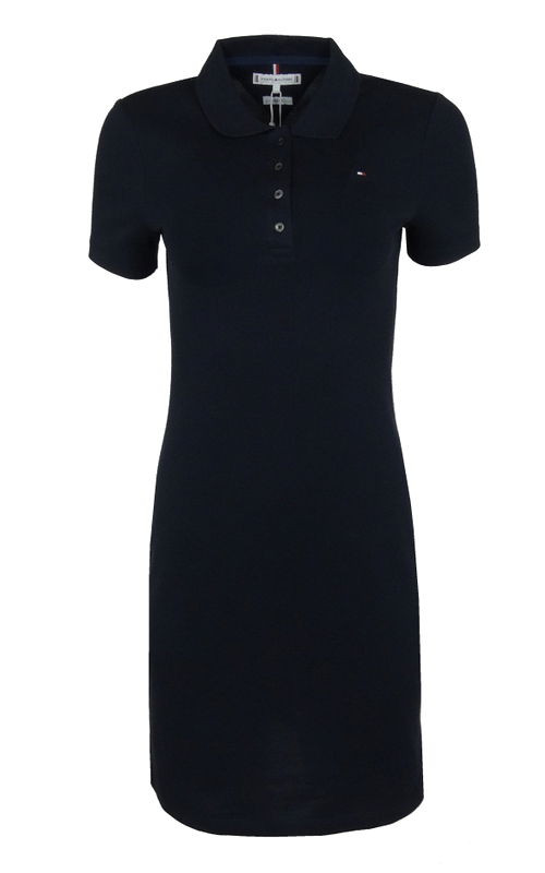 Tommy Hilfiger šaty, Slim, tmavomodré, S
