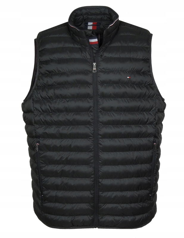 Tommy Hilfiger vesta, prešívaná, čierna, 2XLT