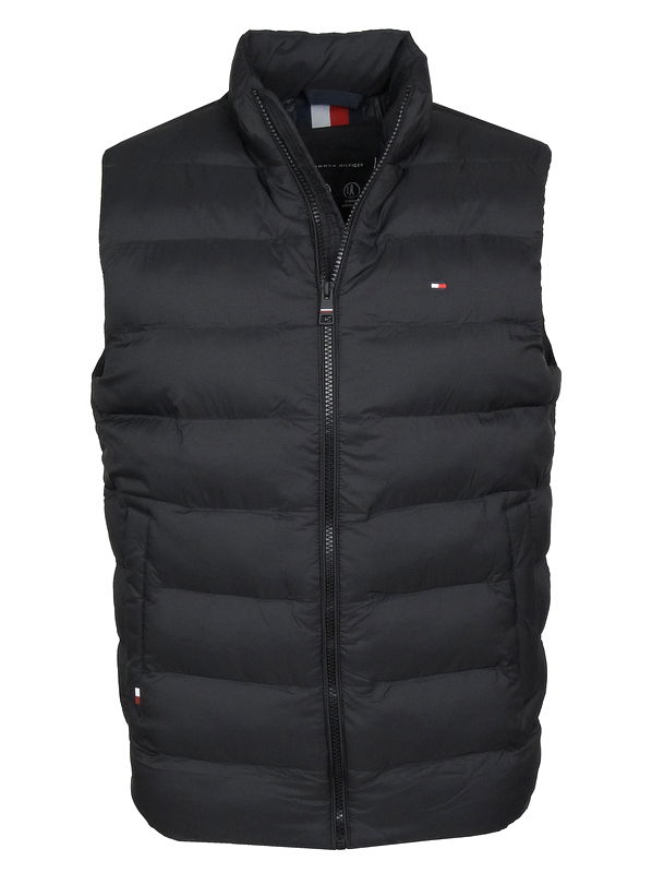 Tommy Hilfiger vesta, prešívaná, čierna, XL