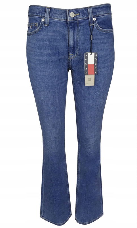 Tommy Jeans dámske nohavice Maddie, bootcut, modré, 30/30
