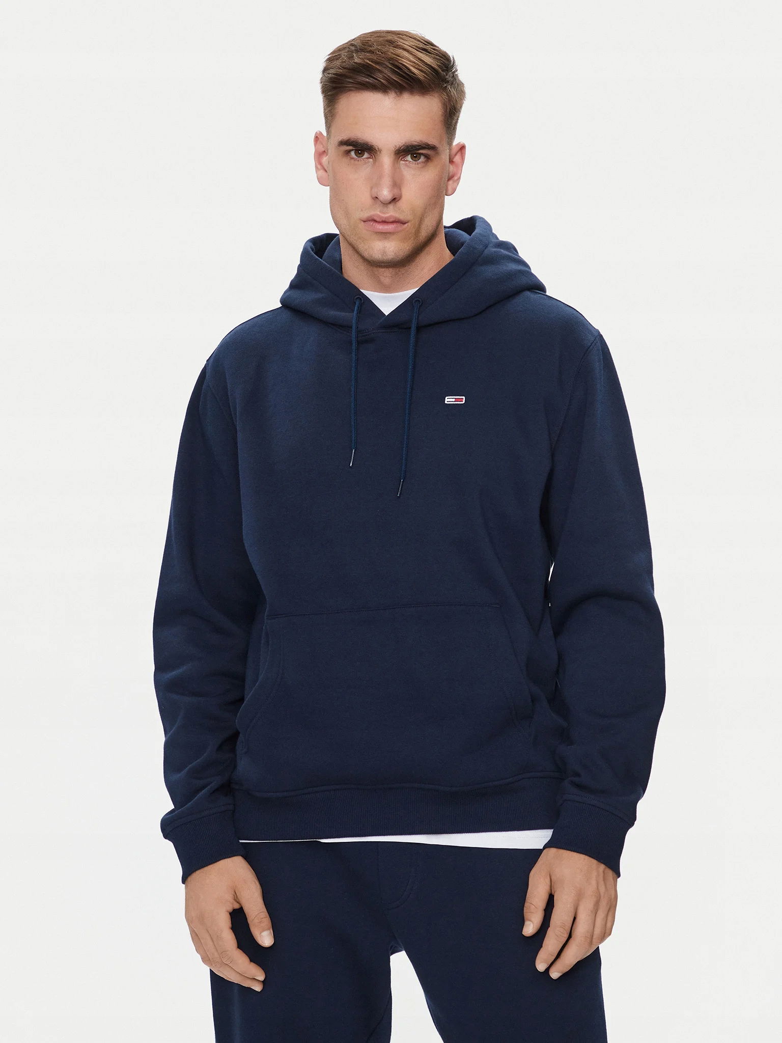Tommy Jeans Mikina Flag DM0DM20497 modrá Regular Fit XXL