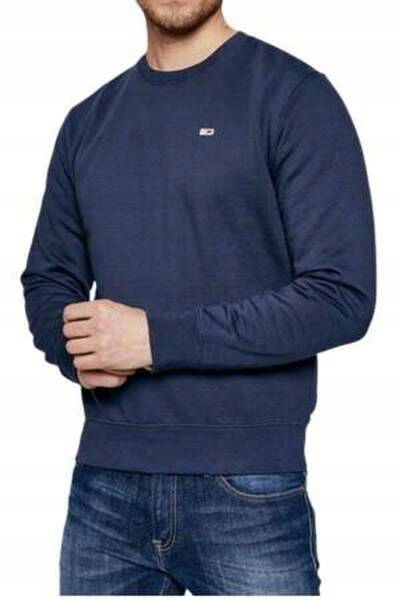 Tommy Jeans modrá pánska mikina, Veľkosť S