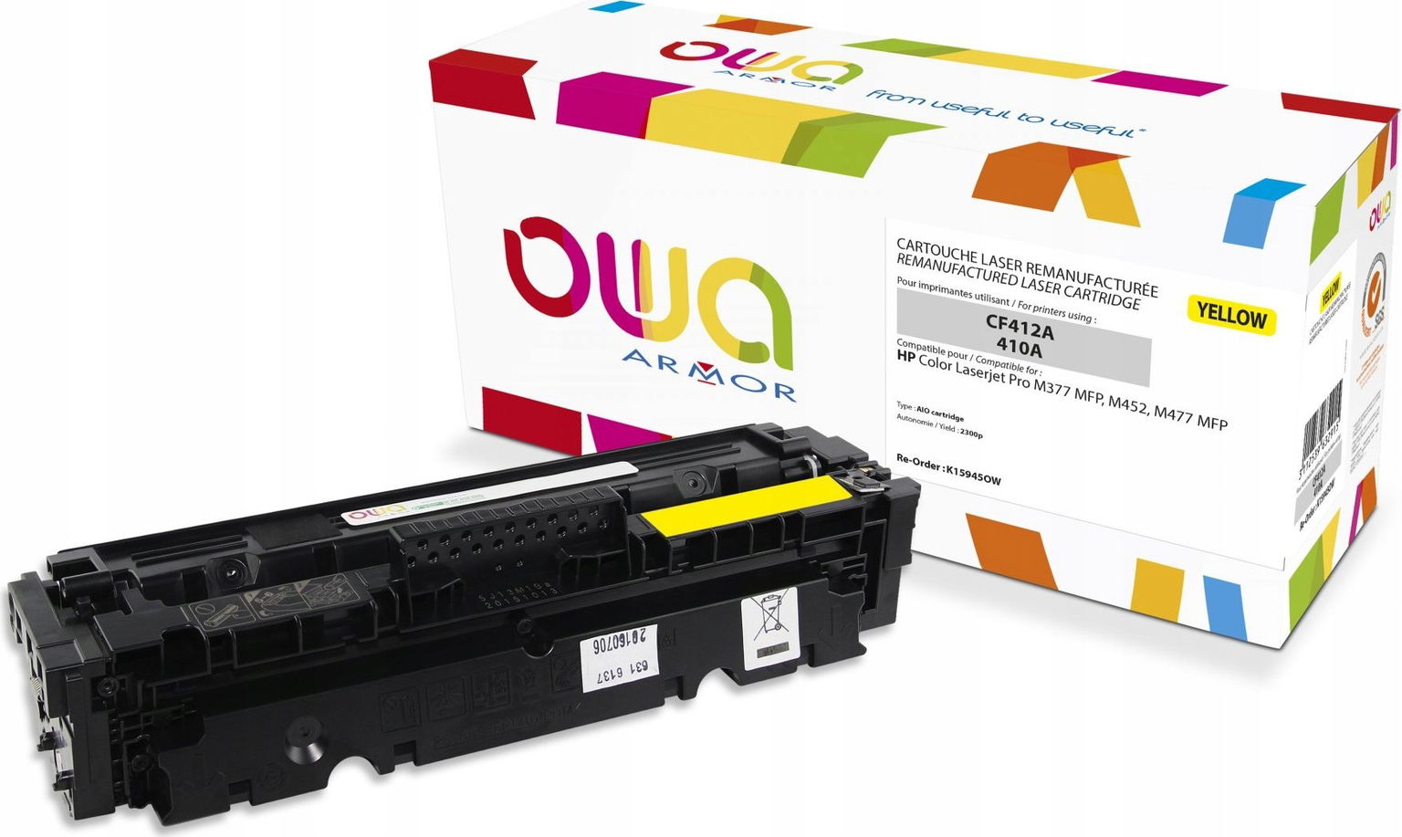 Toner Armor K15945OW žltý (yellow)