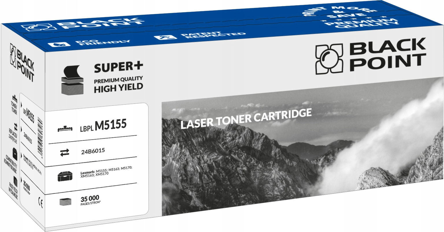 Toner Black Point pre Lexmark M5155 M5153 M5170